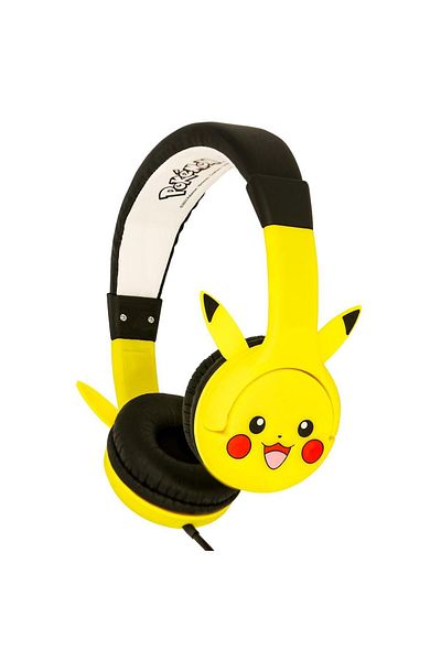 OTL Casti Stereo OTL Pikachu, Pentru copii, Cu fir (Negru/Galben)