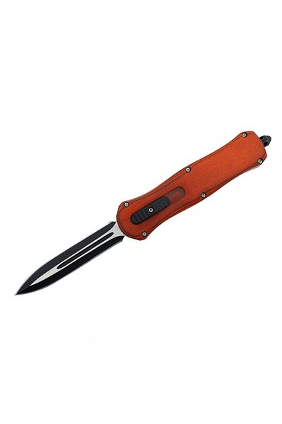 Depox Cuțit cu arc automat, IdeallStore®, 23,5 cm, roșu
