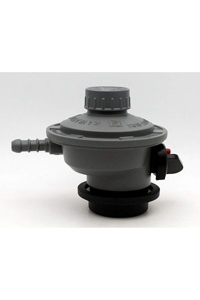 Generic LPG Cylinder Regulator - 50 mbar with 2 Clips - Grey