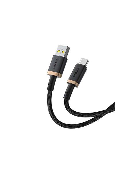 Baseus Usb to Type-C 60w Hızlı Şarj Kablosu 1m - Siyah
