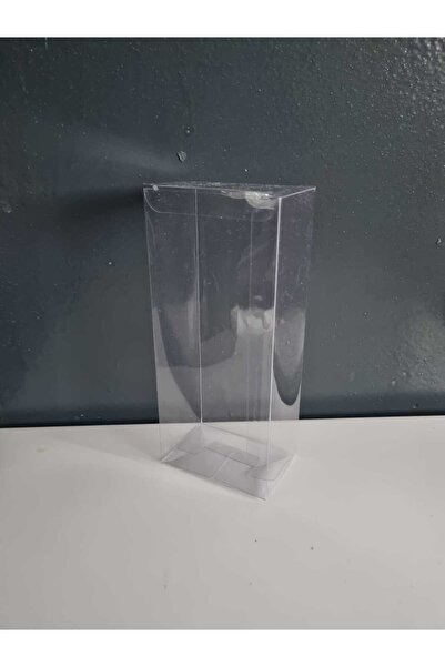 MK Ambalaj Pvc, Asetat, Şeffaf Kutu - 180 Micron - 8 x 5,5 x 18,5 cm - (25 Adet)