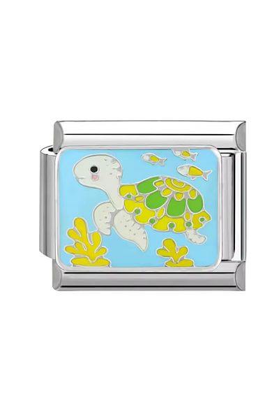 RoseCo00 Italian Steel Bracelet Charm