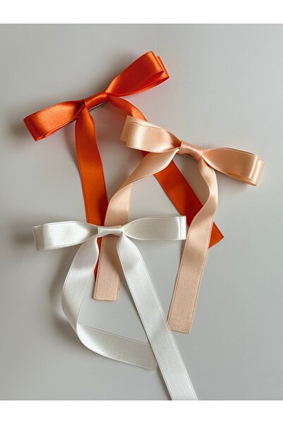 alhifa 3-piece Satin Women's Bow Buckle Set - Ribbon