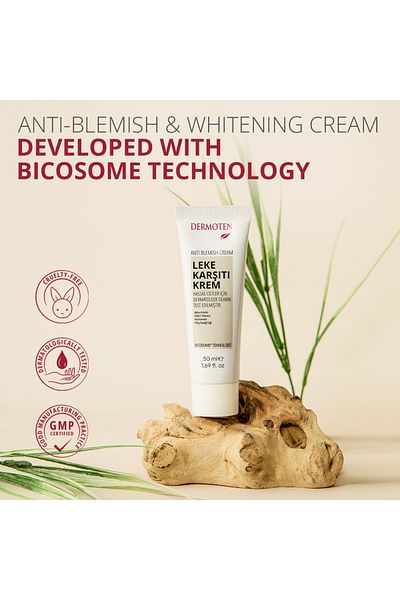 Dermoten Aufhellende und aufhellende Hautunreinheiten – Bicosome-Pflegecreme