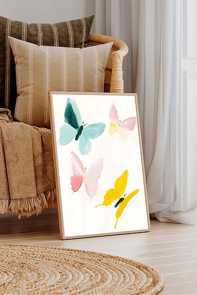 Dekorsiahome Едно парче картина в дървена рамка Tk0039