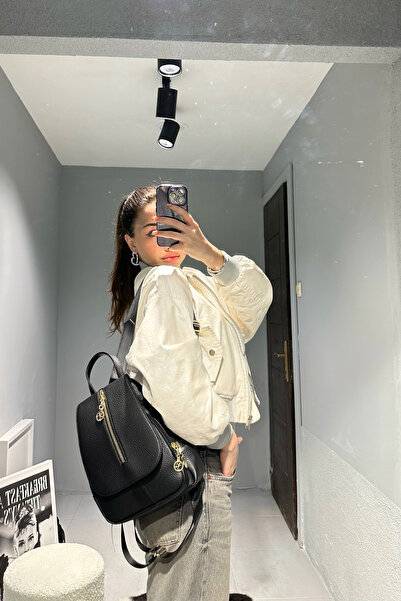 Ece Atelier حقيبة ظهر أنيقة مغطاة