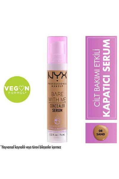 NYX Bare With Me 08 Sand - Concealer Serum