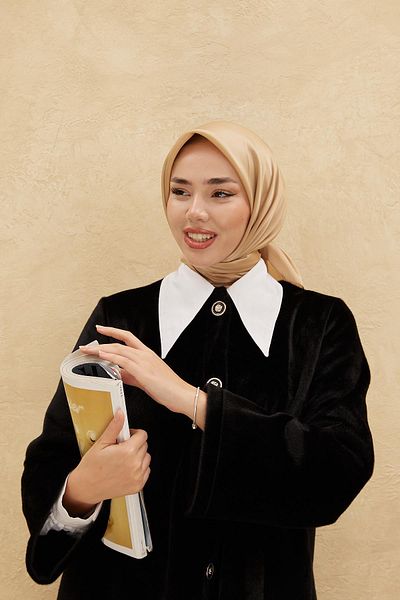 Silk Home Απλό γυαλιστερό κασκόλ 75006-24
