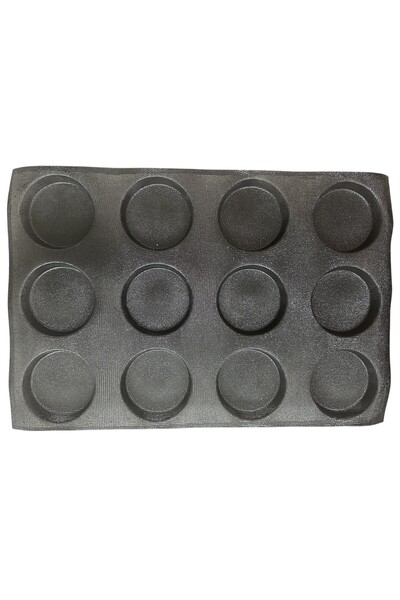 PASTRY PLANET قالب خبز همبرغر سيليكون مثقوب