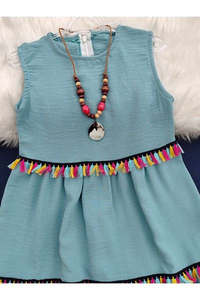 Beray Bebe Pendant Crepe Girl's Dress