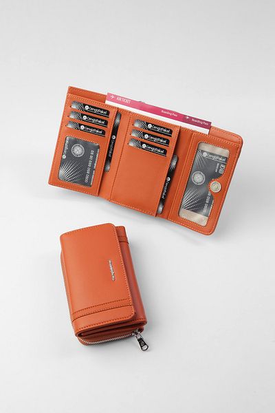 CENGİZ PAKEL Cengiz Pakel Medium Size Women's Zippered Paper Money Compartment Wallet
