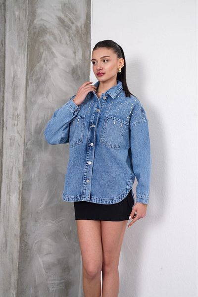 DEMOİSELLE JACHETĂ DE DENIM DE FEMEI STONE