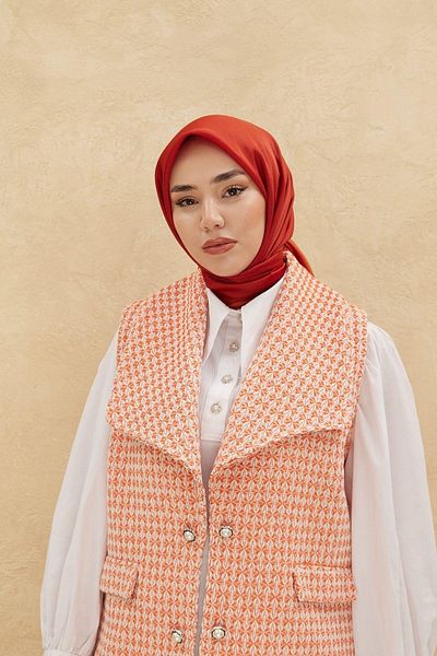 Silk Home 75006-36 Μοντέλο απλό γυαλιστερό κασκόλ
