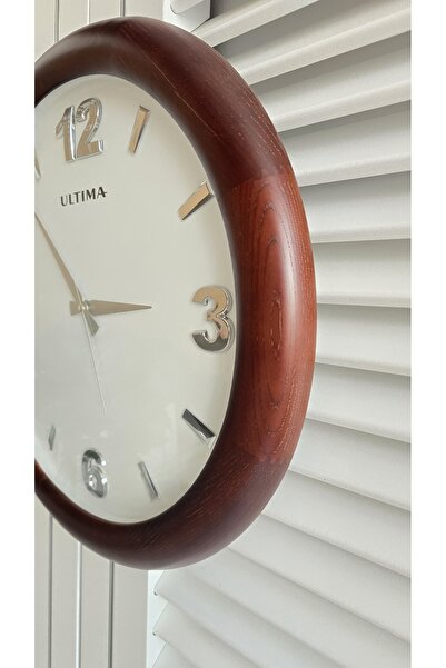 Ultima Regal Yuvarlak Ahşap Saat 2103 Aw 50 Cm