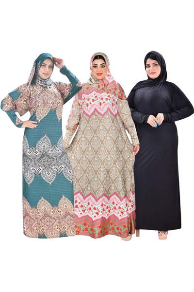 Genrics Prayer and reception cloak, a set of 3 pieces, wide and comfortable, one size fits weights from 70 to 120 kg
