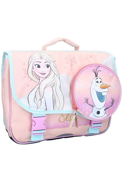 Frozen Multicolored schoolbag with two compartments, 38x33x16 cm, ergonomic, adjustable straps, Frozen