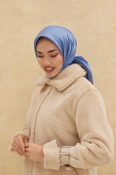 Silk Home Plain Shiny Scarf 75006-43