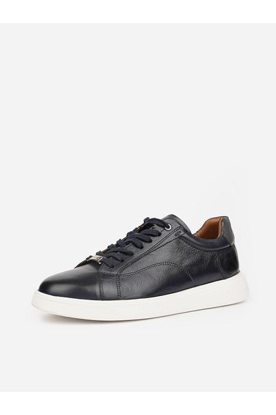 Pierre Cardin GENUINE LEATHER LIGHT SOLE METAL LOGO SHOES