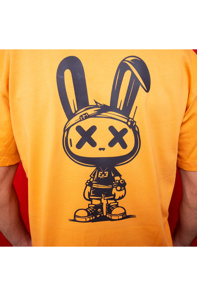 BookOrBook Μπλουζάκι Charming Bunny με διπλό νήμα υφαντό 100% βαμβάκι Premium