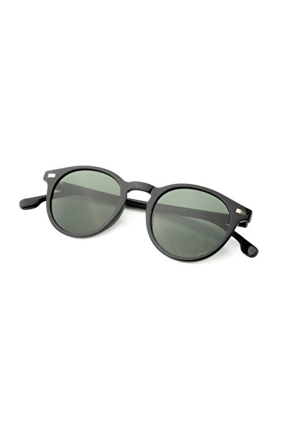 Focus On نظارة شمسية مستقطبة للجنسين باللون الأسود من بيرن