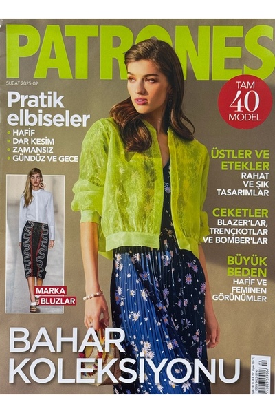 Turkuvaz Dergi Patrones Dikiş Dergisi ptrs01