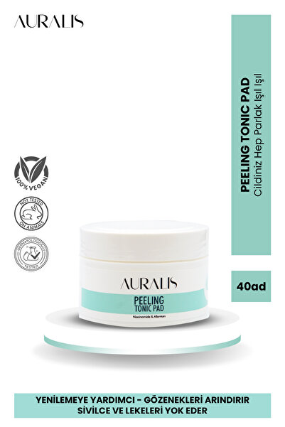 Auralis Peeling Tonik Pad - 40 Adet