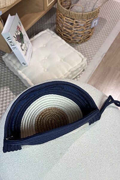 MaVaux Солом'яний джутовий веганський клатч на блискавці Moss Zip