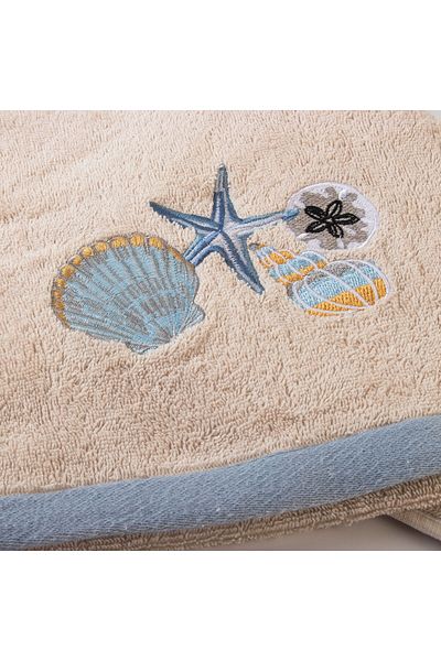 Orange Bed & Bath AVANTI | Embroidered 100% Cotton Towel Set 3 Pcs - Avanti Shelles