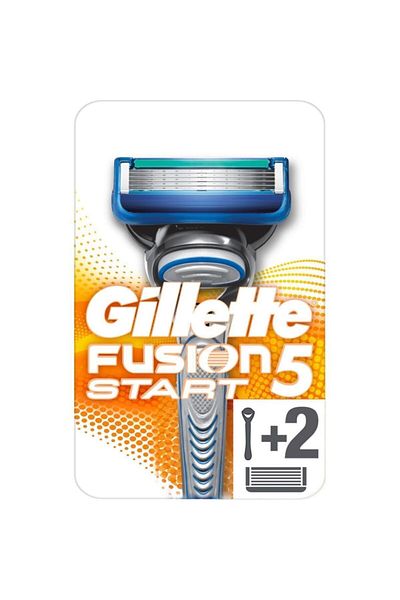 Gillette Fusion Start Shaver with 2 Refills