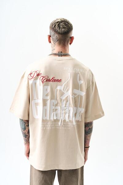 Respire Ανδρικό μπλουζάκι Oversize, Λευκό