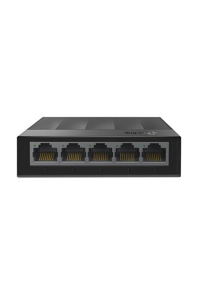 TP-LINK LS1005G 5-Port Gigabit Desktop Switch, 10/100/1000Mbps, Plug-and-Play, Compact Design