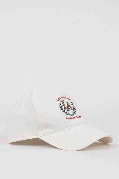 DeFacto Men's Embroidered Gabardine Baseball Basketball Cap B8023AX24SM
