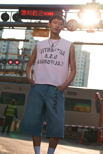 H&M Super Baggy Kot Şort