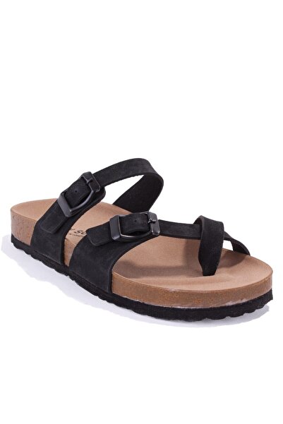 FLY SOFT S 042031   Black Daily Orthopedic Flip Flops Women's Sports Slippers