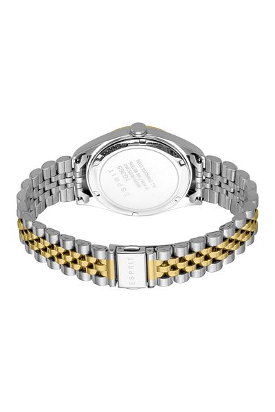 Esprit ES1G365M0075 Watch Men Silver Tone/Golden Tone with Black dial Quartz mechanism