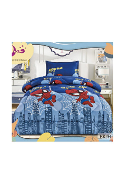 Moon 3-Piece Microfiber Duvet Cover Set, Single Size, 160x210 cm, Multicolor