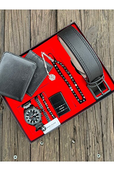 Daniel Klein Orijinal Daniel Klein Kol Saati Kemer Cüzdan Kartlık Doğal Taş T...