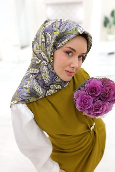 Silk Home Μεταξωτό κασκόλ Twill 11456-13