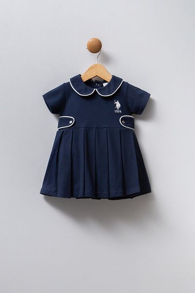 U.S. Polo Assn. U.S. Polo Assn. Baby Girl Navy Dress