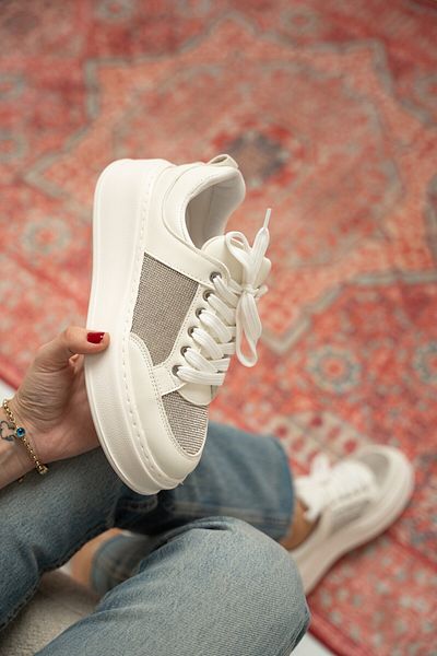 LAMİNTA Pantofi sport pentru femei Osi White Stone