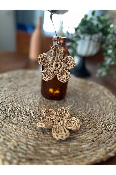 yucin Summer Straw Earrings