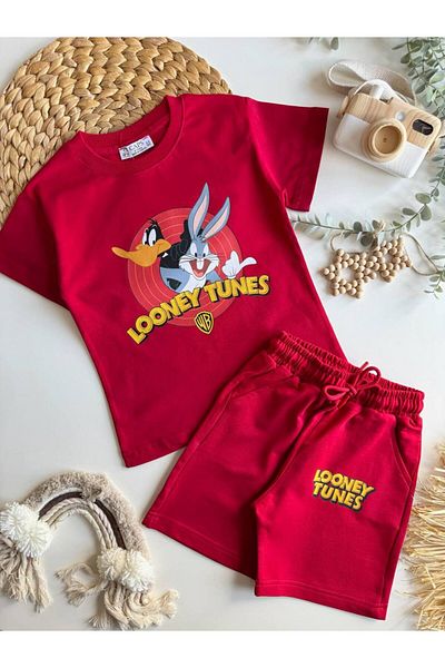Bloom Red Sorted Suit 1
