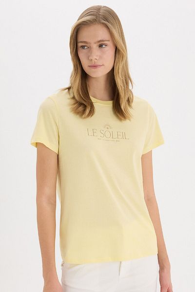 DeFacto Regular Fit Crew Neck Combed Cotton Short Sleeve T-Shirt E2791Ax25Sp