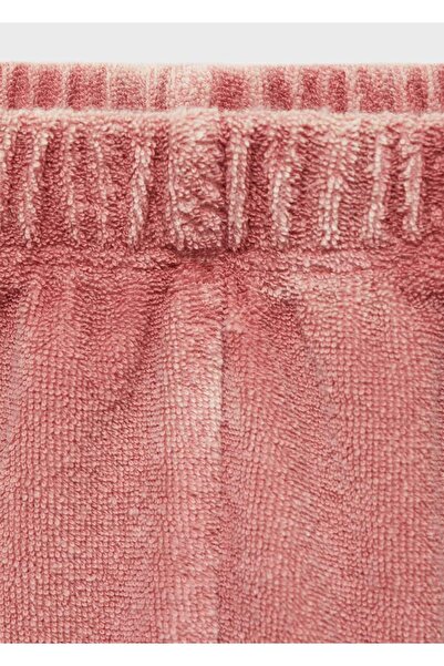 MANGO Woman Terry cotton pamuklu şort