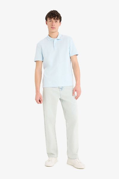 DeFacto Tricou polo cu mânecă scurtă, cu formă regulată, simplu, B4939ax25sm
