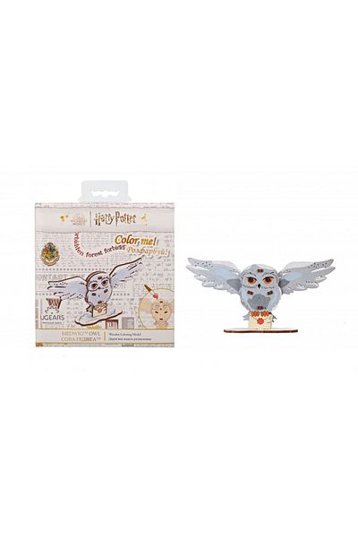 Ugears Hedwig owl coloring page