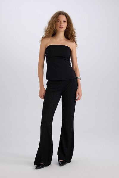 DeFacto Flare Fit ίσιο παντελόνι με μακρύ μήκος E1870ax24wn