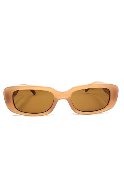 Polo Exchange Powder Rectangular Vintage Retro Sunglasses