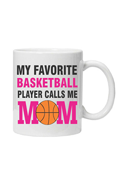 OEM Εξατομικευμένη λευκή κούπα "Λατρεύω το μπάσκετ", INOVATIX®. 330ml