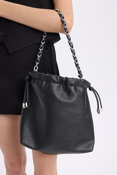 DeFacto Women's Faux Leather Shoulder Bag E2826Axns